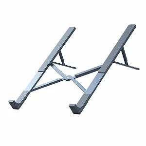 Подставка для ноутбука Регулируемая для ноутбуков 25,4-43,9 см (10-17,3 дюймов) Алюминиевая с 5 углами регулировки Серебристый - Фото 1