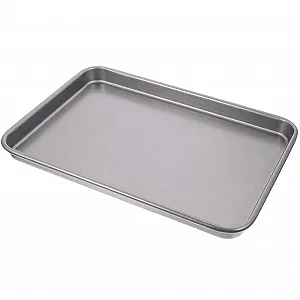 Противень для выпечки и пиццы из углеродистой стали с антипригарным покрытием - Фото 1