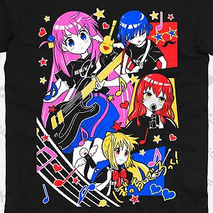 Футболка Аниме Одинокий рокер Bocchi The Rock TH176 XL synthetic.ua - Фото 1