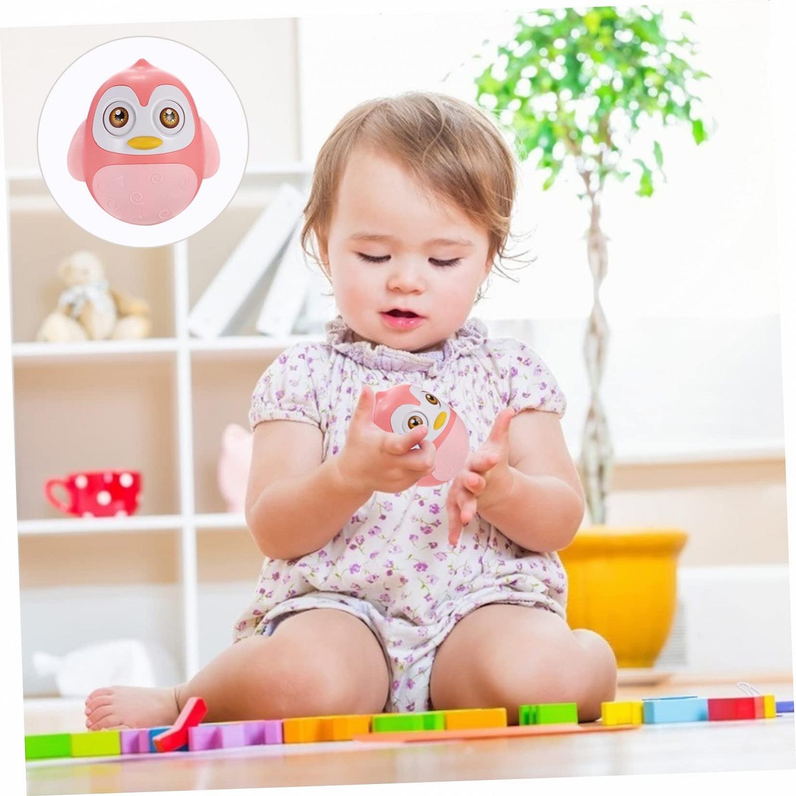 Чашка-неваляшка Abaodam Пингвин, розовый, фото №5