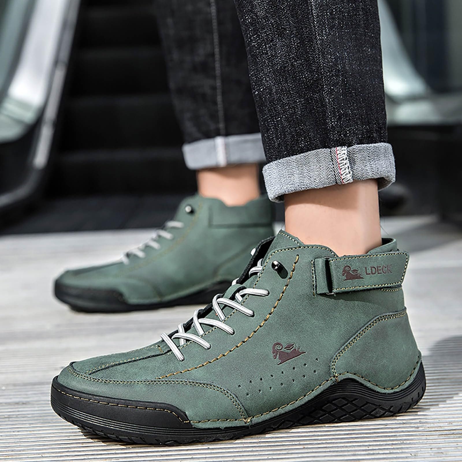 Ботинки Lvnsdknerse, кожаные, высокие, Alpaca, ковбойские, итальянские, для хайкинга, водонепроницаемые, унисекс, размер, фото №2 Ботинки Lvnsdknerse, кожаные, высокие, Alpaca, ковбойские, итальянские, для хайкинга, водонепроницаемые, унисекс, размер, фото №2