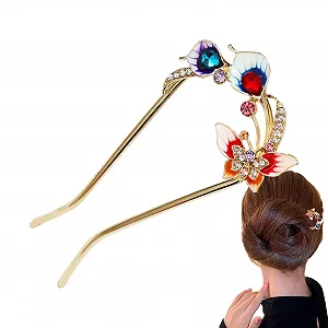 Купить Заколка для волос U-образная Расписная - Фото 1 Заколка для волос U-образная Расписная - Фото 1