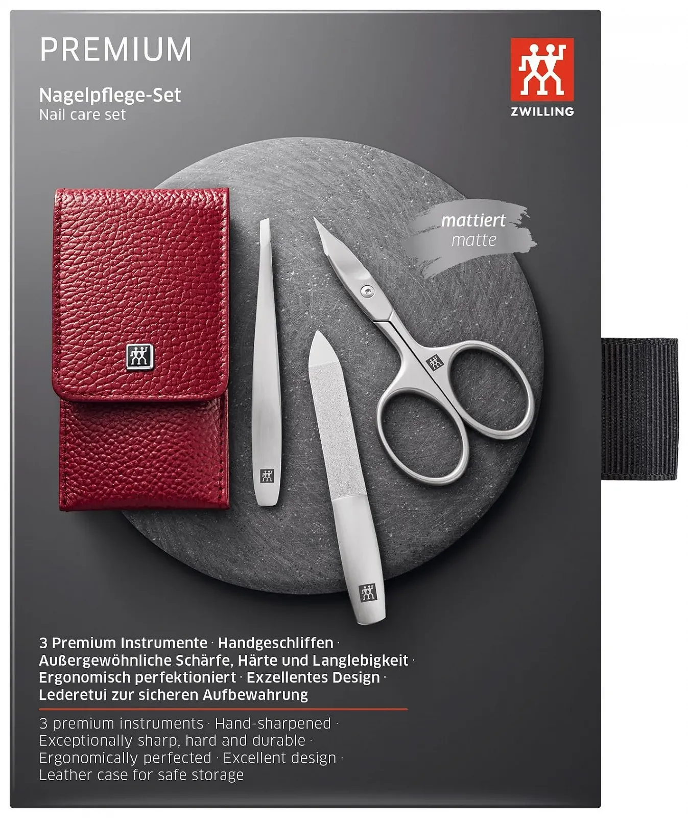 Маникюрный набор Zwilling Twinox Кожаный чехол 3 шт., фото №6 Маникюрный набор Zwilling Twinox Кожаный чехол 3 шт., фото №6