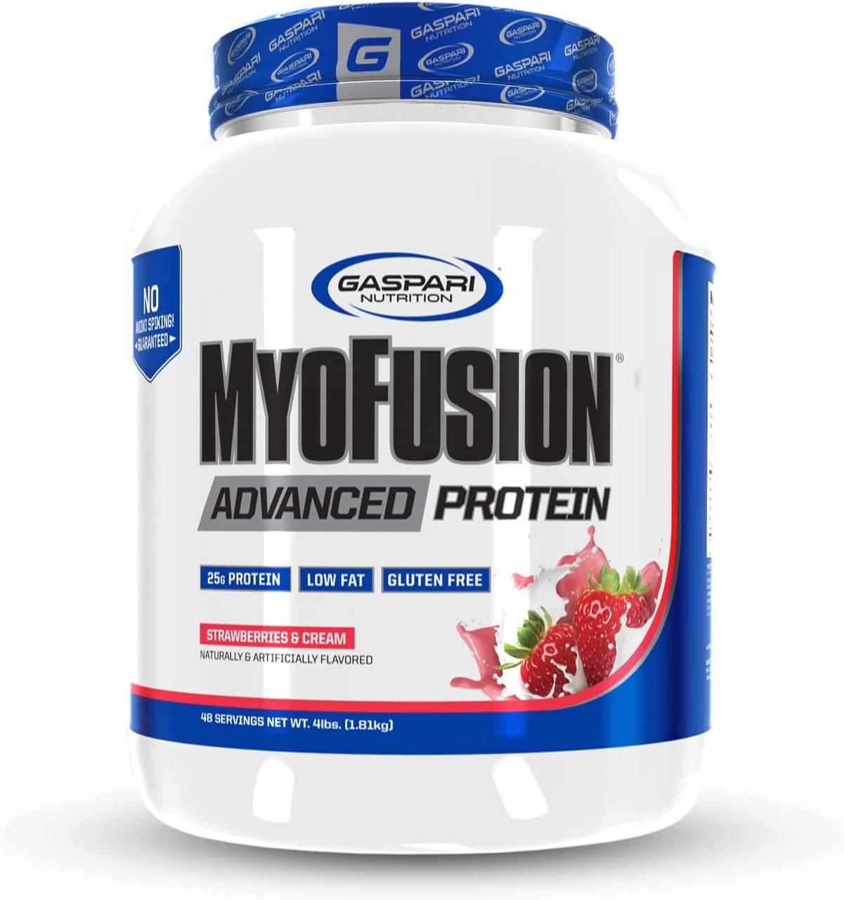 Протеин MyoFusion Elite advanced 1814 g Strawberry, фото №1