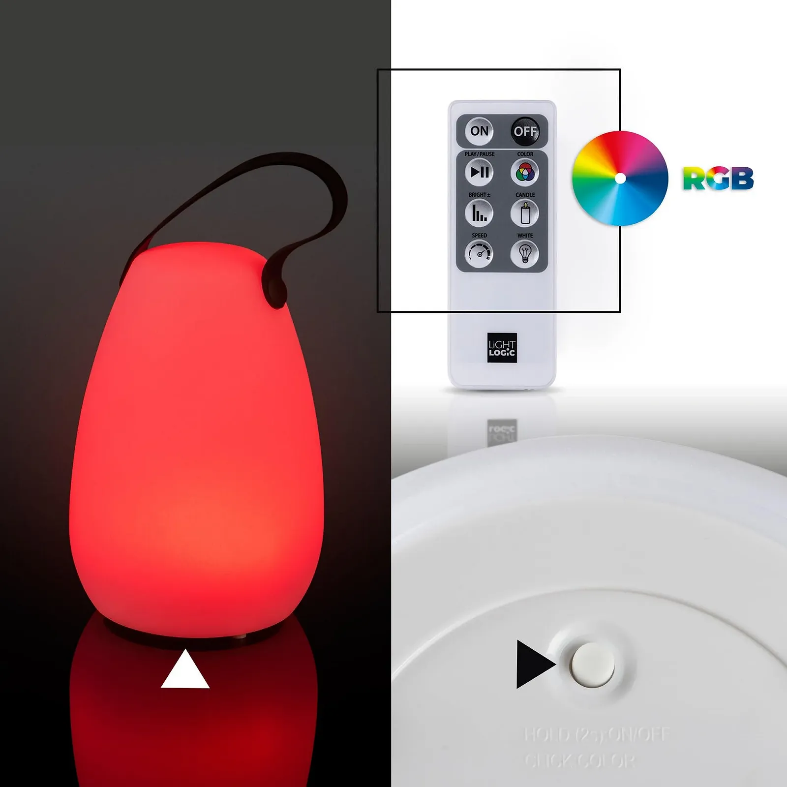 Настільна лампа LightLogic Oxor 31250 LED IP44, фото №5