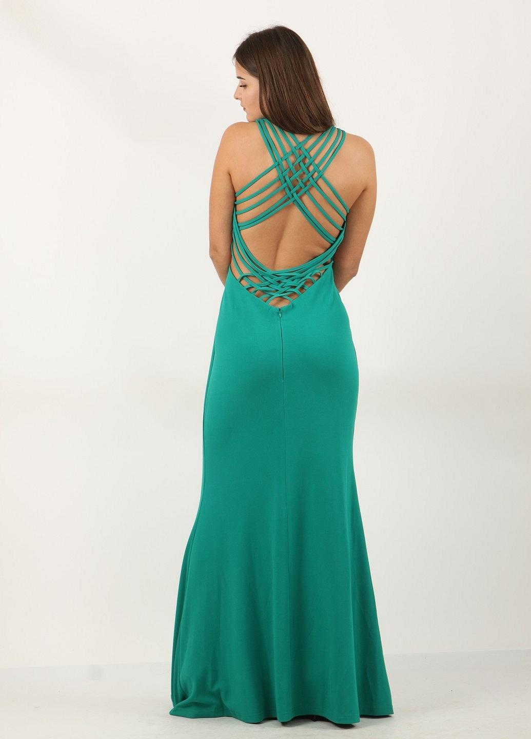 Платье Enna Levoni XXXL Зеленый (ND-13789-Green), фото №4 Платье Enna Levoni XXXL Зеленый (ND-13789-Green), фото №4