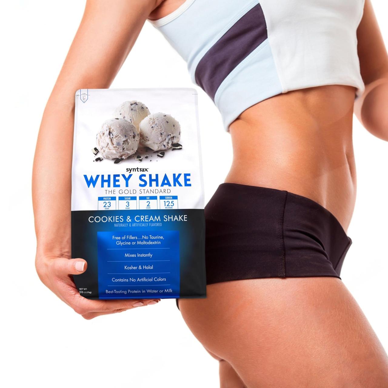 Протеин Syntrax Whey Shake 908 g Cookies Cream, фото №3