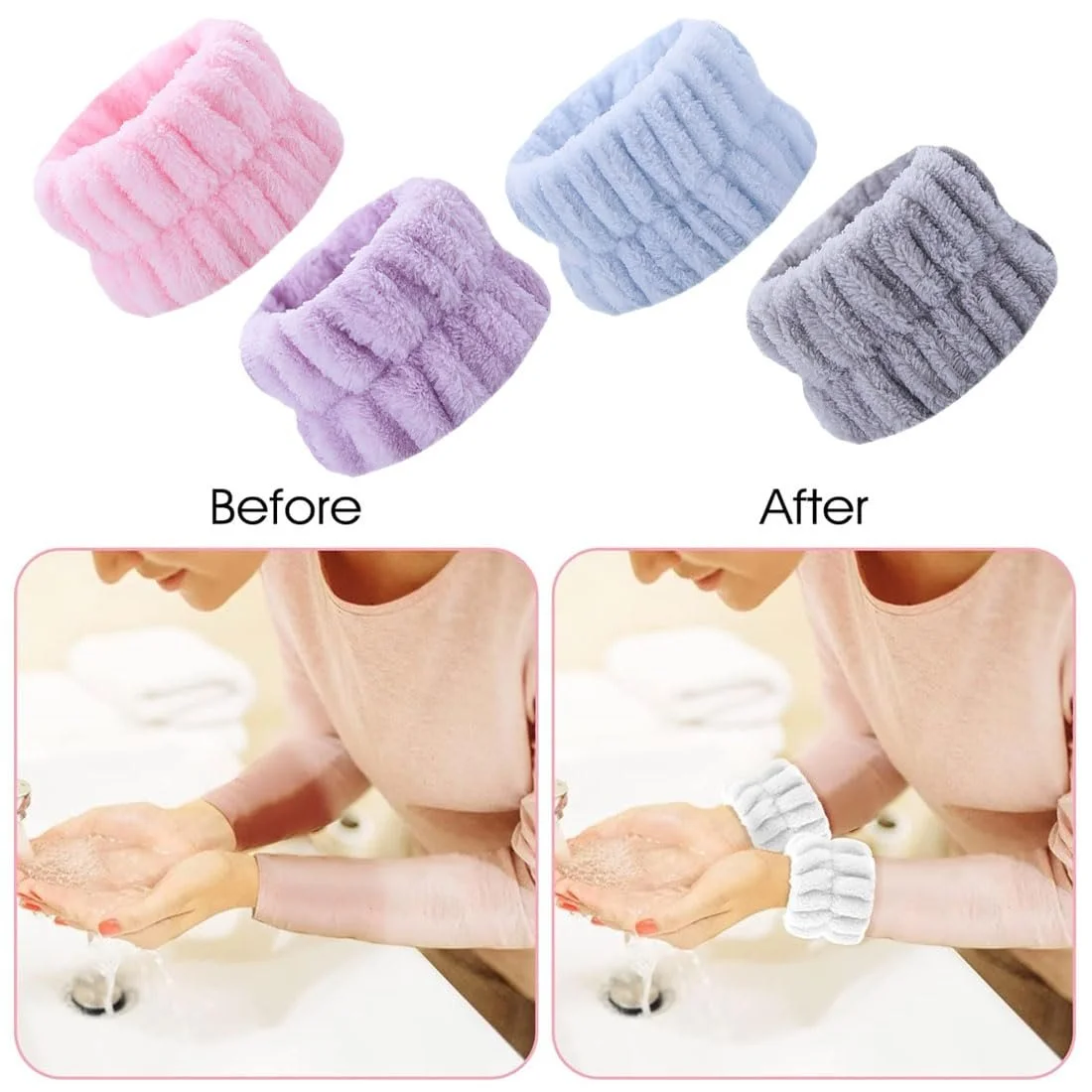 Набір пов'язок на зап'ястя Мікрофібра, фото №3