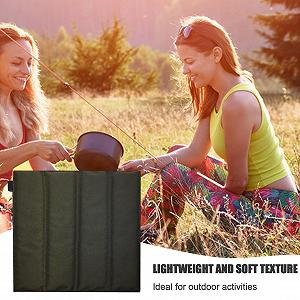 Килимок Pzuryhg Backpacking Sit Pad - Beach Seat Mat Складаний для походів Малий для кемпінгу для риболовлі synthetic.ua - Фото 1
