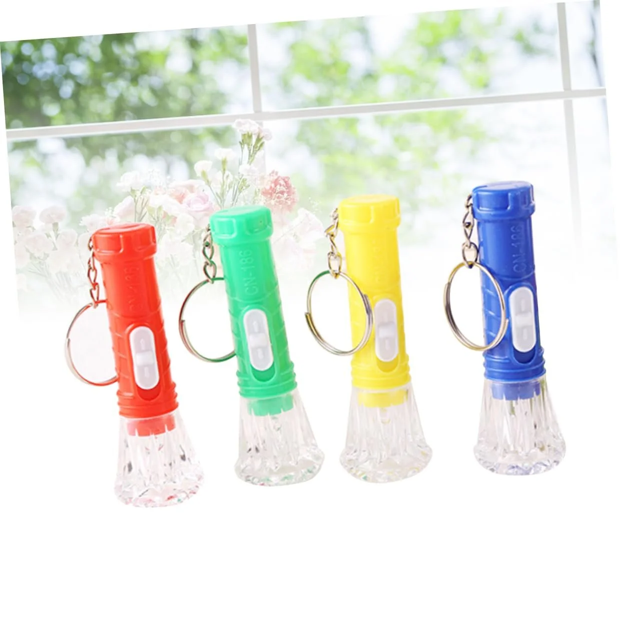 Фонарик-брелок карманный Sosoport Маленький портативный ручной фонарь Мини, 10 штук, фото №2