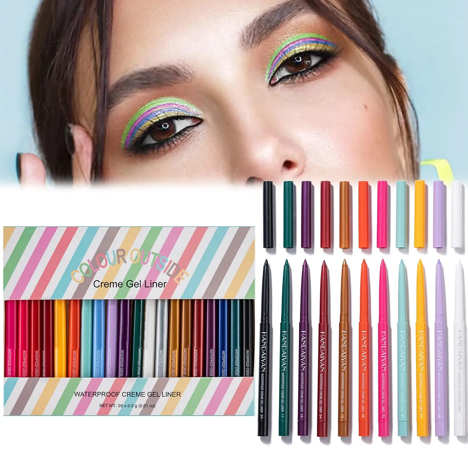 Олівець для очей Кольоровий Набір, фото №1