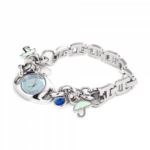 Женские аналоговые кварцевые часы Chronotech CT.71010L/01M, зеленые, ремешок из нержавеющей стали - Фото 1