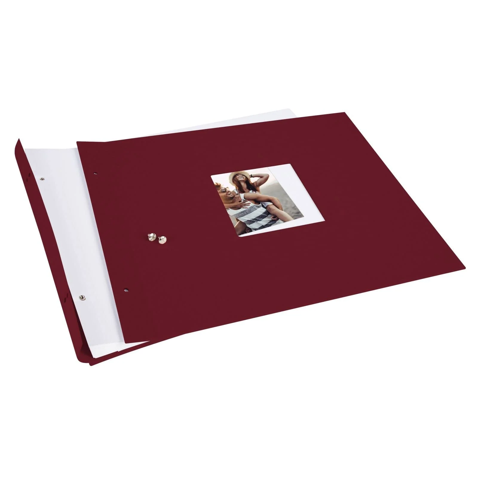 Фотоальбом на винтах Bella Vista goldbuch 39 x 31 см, 40 страниц с защитными разделителями, лен, серый, бордовый, 39 x 31 см, фото №6 Фотоальбом на винтах Bella Vista goldbuch 39 x 31 см, 40 страниц с защитными разделителями, лен, серый, бордовый, 39 x 31 см, фото №6