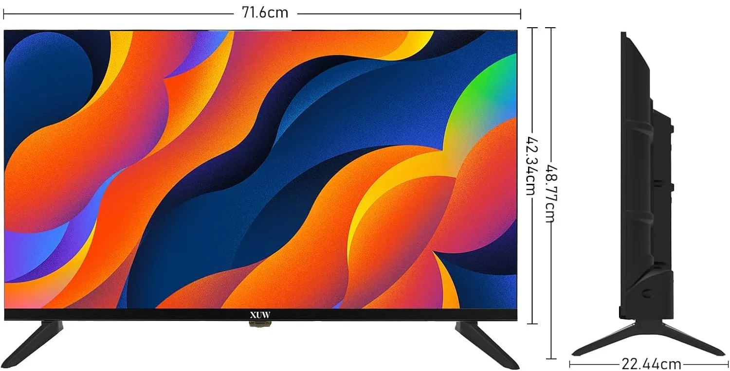 Телевізор 32" XUW XUW32Q02 / HD / 60 Гц / LED / Smart TV / Wi-Fi / T2, фото №8