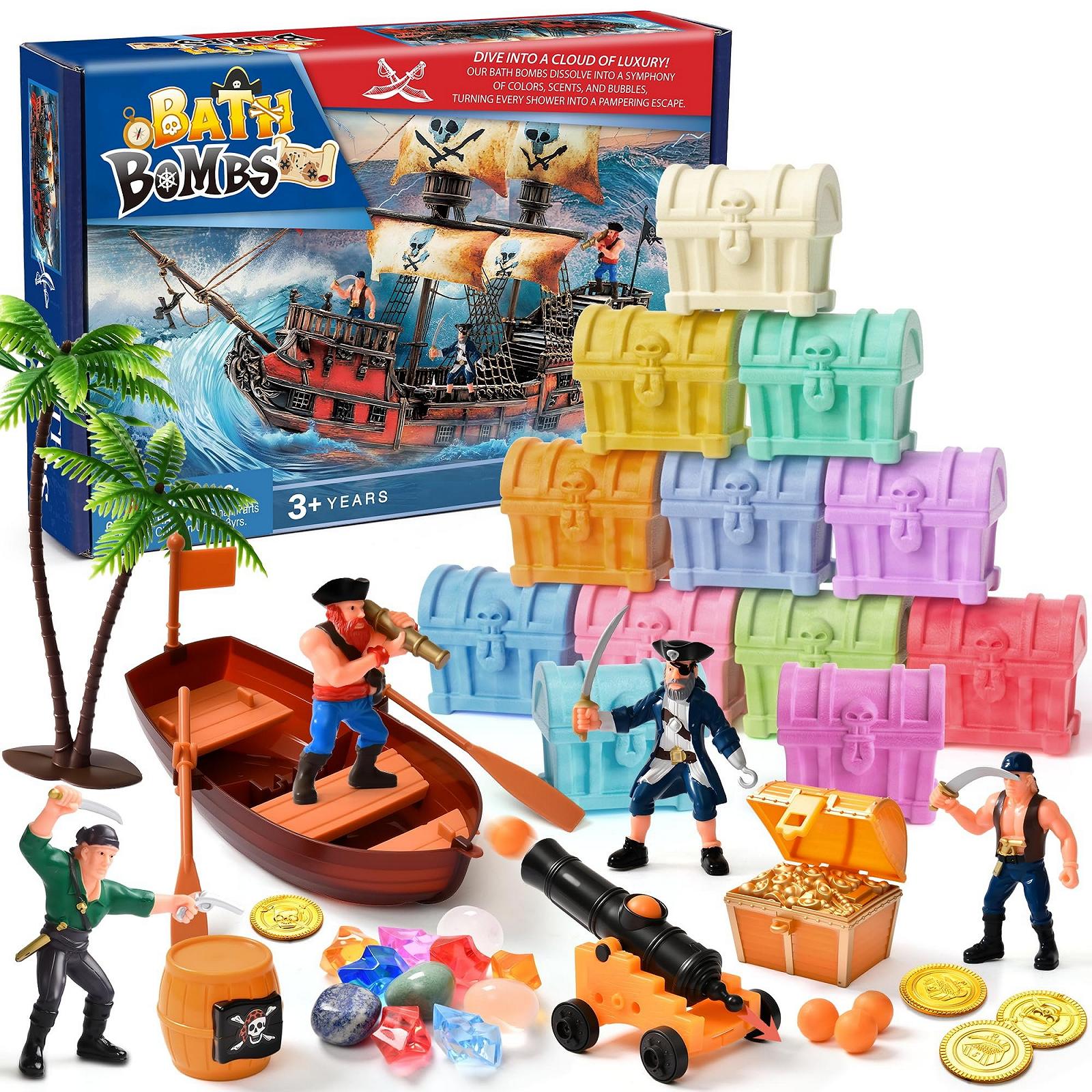 Піратські дитячі з сюрпризом, Набір 12 штук, фото №1