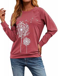 Жіночий світшот Dresswel Кульбаба з довгими рукавами synthetic.ua - Фото 1