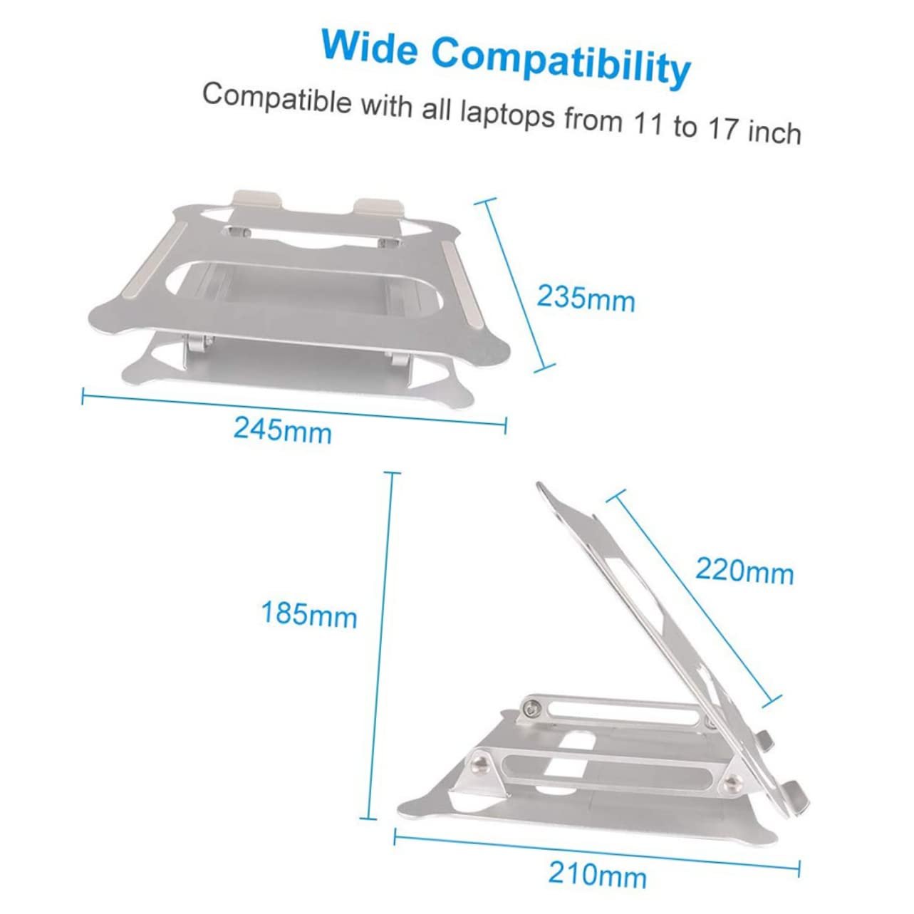 Складана Підставка для Ноутбука Holibanna Регульована по Висоті Стабільна, фото №2
