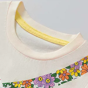 Толстовка для девочки с длинными рукавами и капюшоном, милый мультяшный принт с гитарой, мягкий повседневный верх для детей и подростков, удобная верхняя одежда, размер 176 synthetic.ua - Фото 1