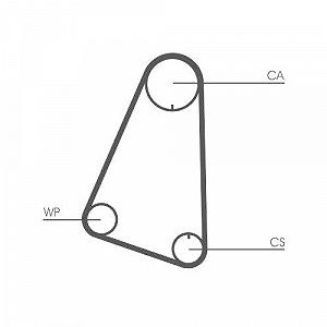 Водяний насос + комплект ременя ГРМ CONTINENTAL CTAM CT633WP1 synthetic.ua - Фото 1