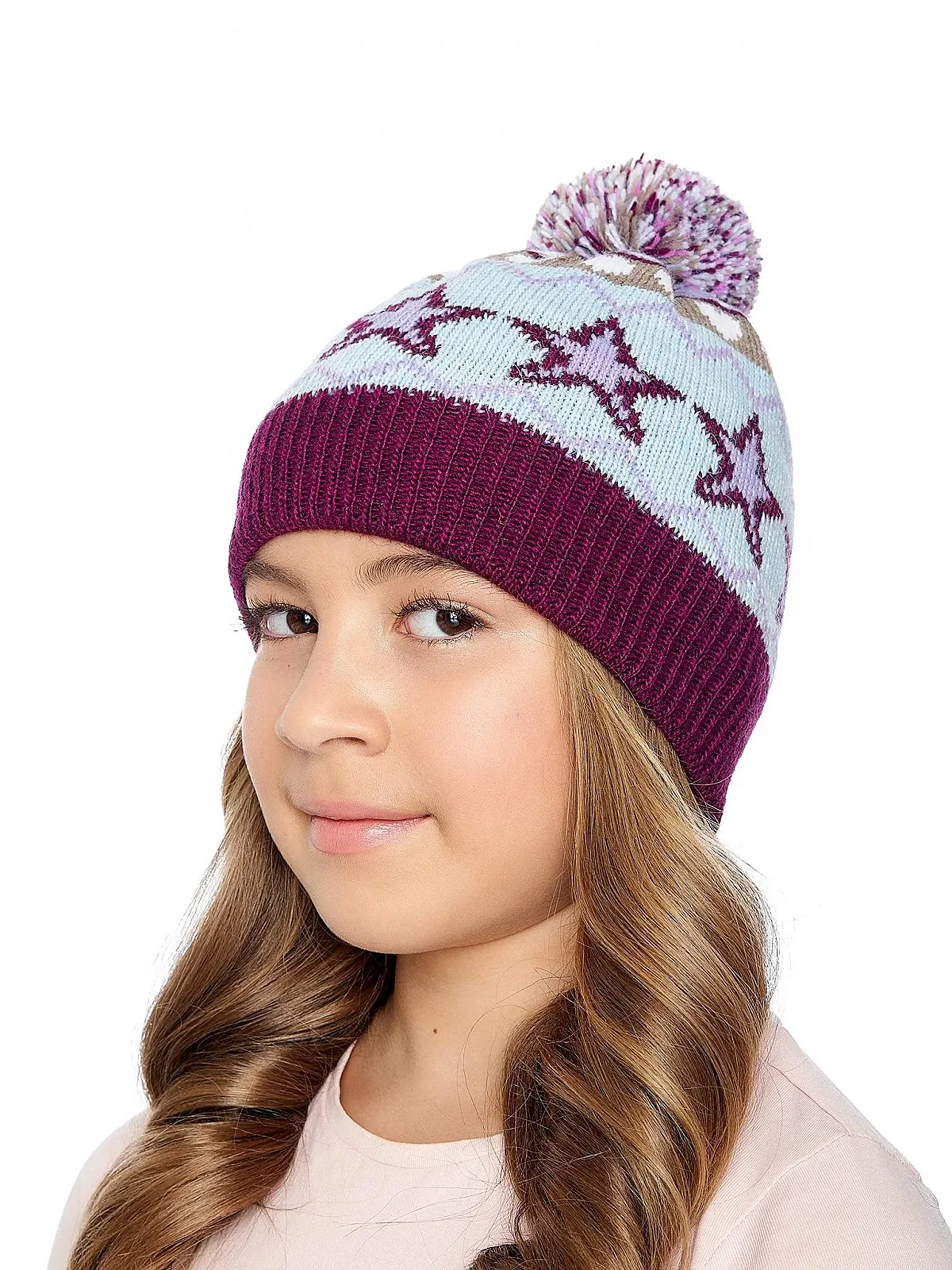 Вязаная Шапка Marhatter для Девочек Зимняя, фото №3 Вязаная Шапка Marhatter для Девочек Зимняя, фото №3