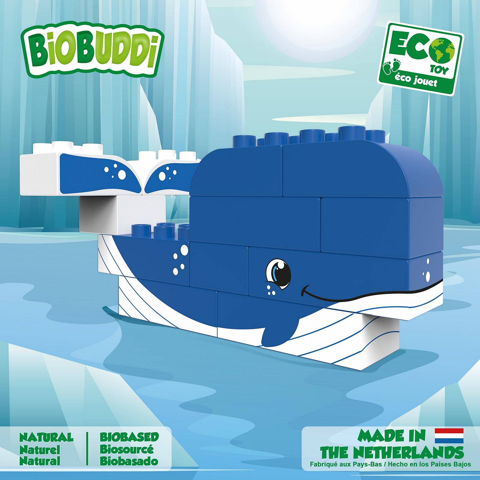 BiOBUDDi BB-0101 КИТ І ТЮЛЕНЬ - 12 БЛОКІВ Синій, фото №4