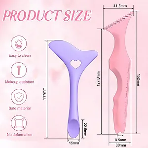 Шаблон NAROSEBE Набір 2 Силіконовий Помічник для макіяжу очей Багатофункціональний synthetic.ua - Фото 1