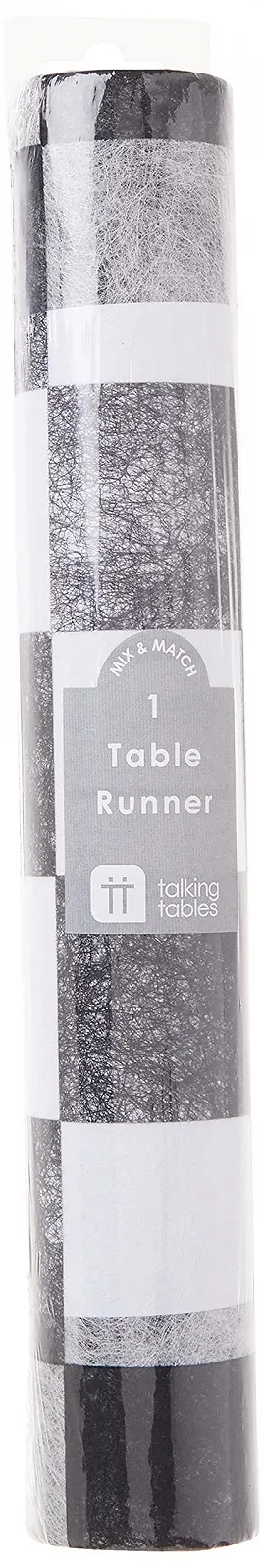 Ранер для столу Talking Tables Truly Alice in Wonderland Клітчастий Чорно-білий 200 x 30 см, фото №4 Ранер для столу Talking Tables Truly Alice in Wonderland Клітчастий Чорно-білий 200 x 30 см, фото №4