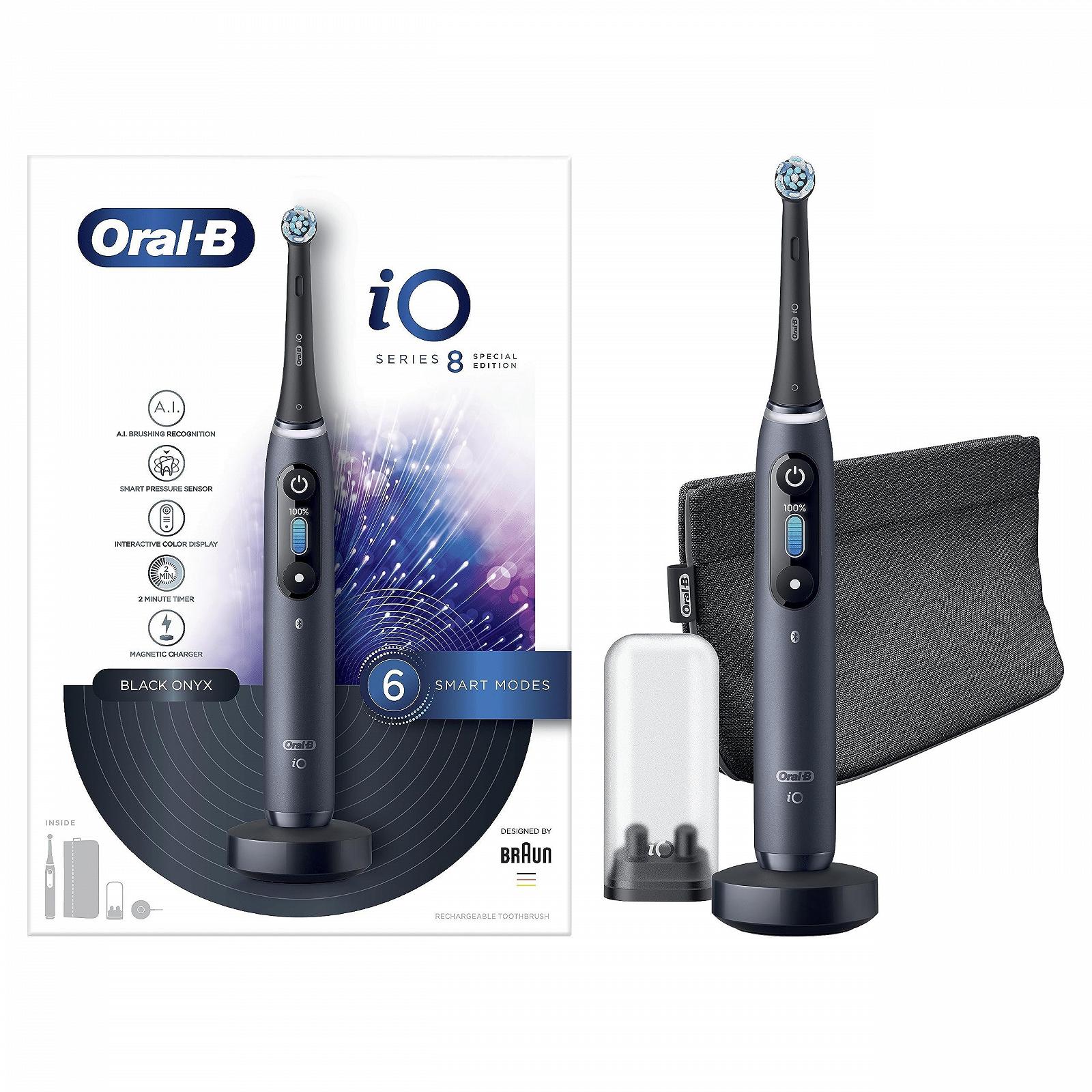 Зубная электрощетка Oral-B Pro iO 8 Special Edition Черная, фото №1