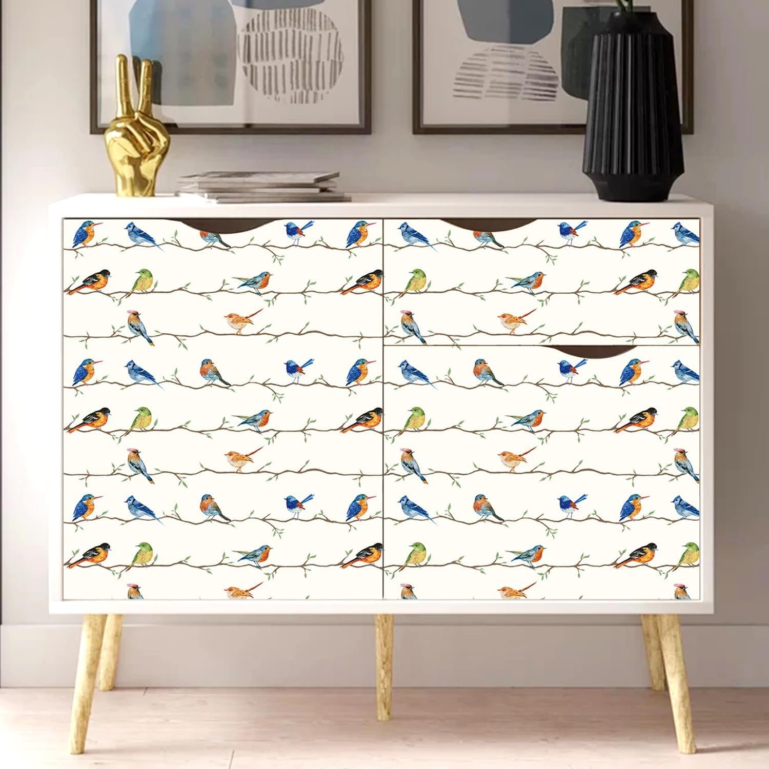 Шпалери наклейка Birds 44 x 300 см самоклеючі Hummingbird Colourful, фото №4 Шпалери наклейка Birds 44 x 300 см самоклеючі Hummingbird Colourful, фото №4