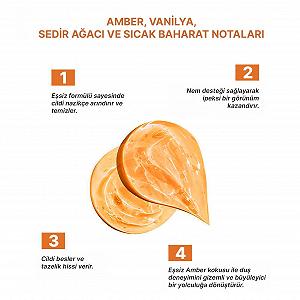 Гель для душа Dark Amber с ванилью и кедром увлажняющий и питательный 400 мл synthetic.ua - Фото 1