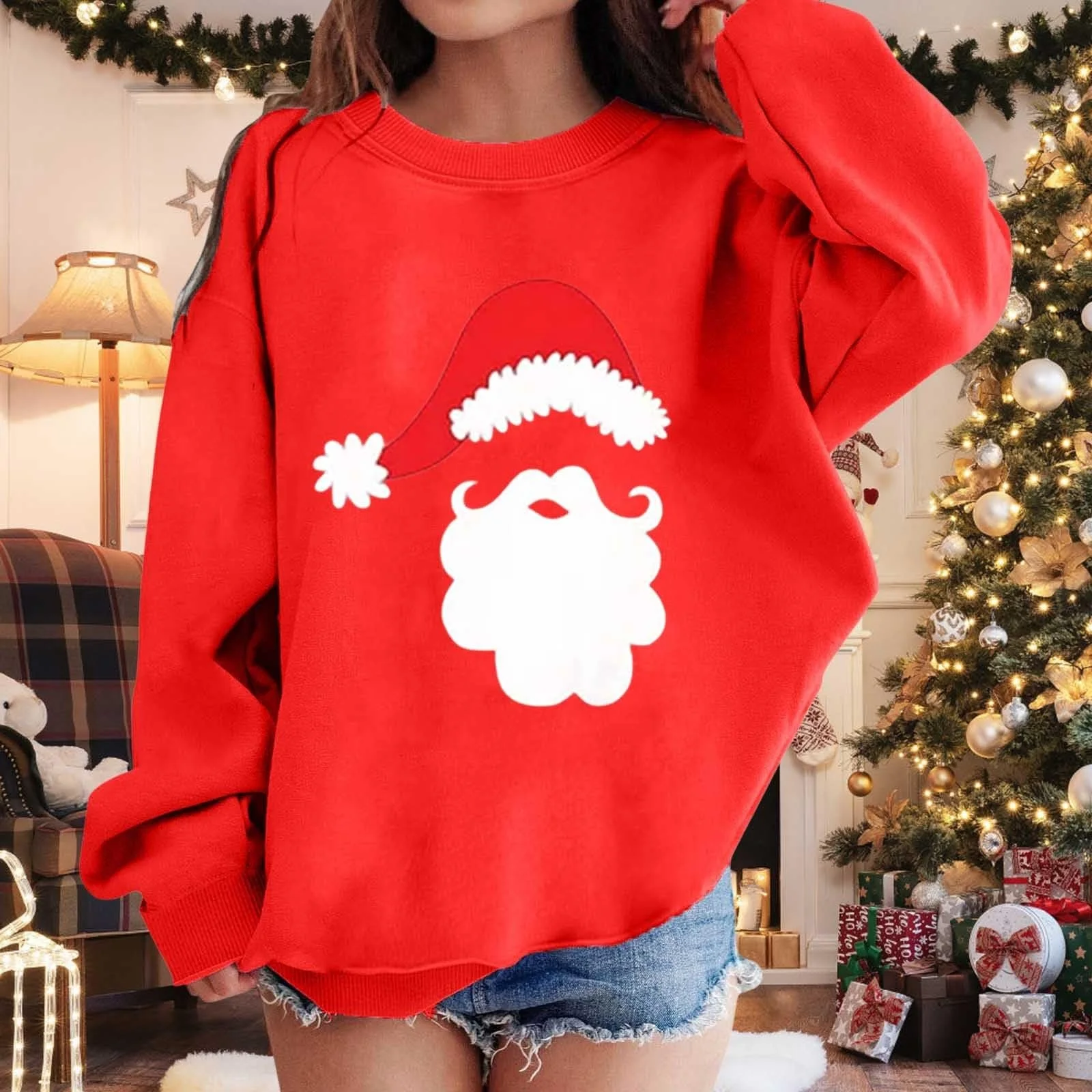 Пуловер для мальчиков/девочек 140, свитшот с графическим принтом, круглый вырез, длинные рукава, милые пуловеры с заниженной линией плеч, фото №3