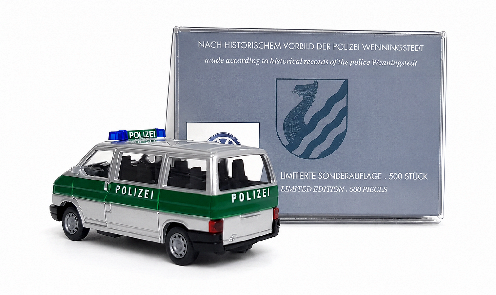 Игрушечный полицейский фургон VW Transporter T4 Wenningstedt, фото №3