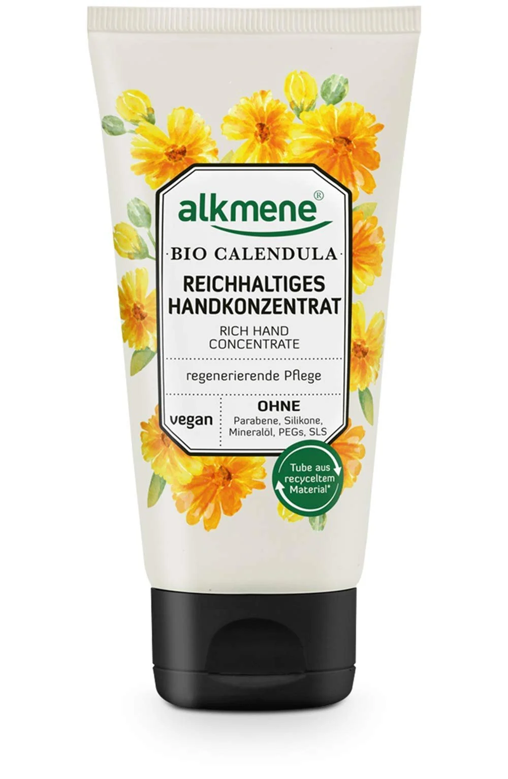 Концентрат для рук alkmene Rich з органічною календулою для дуже сухої та потрісканої шкіри рук, 75 мл, фото №1