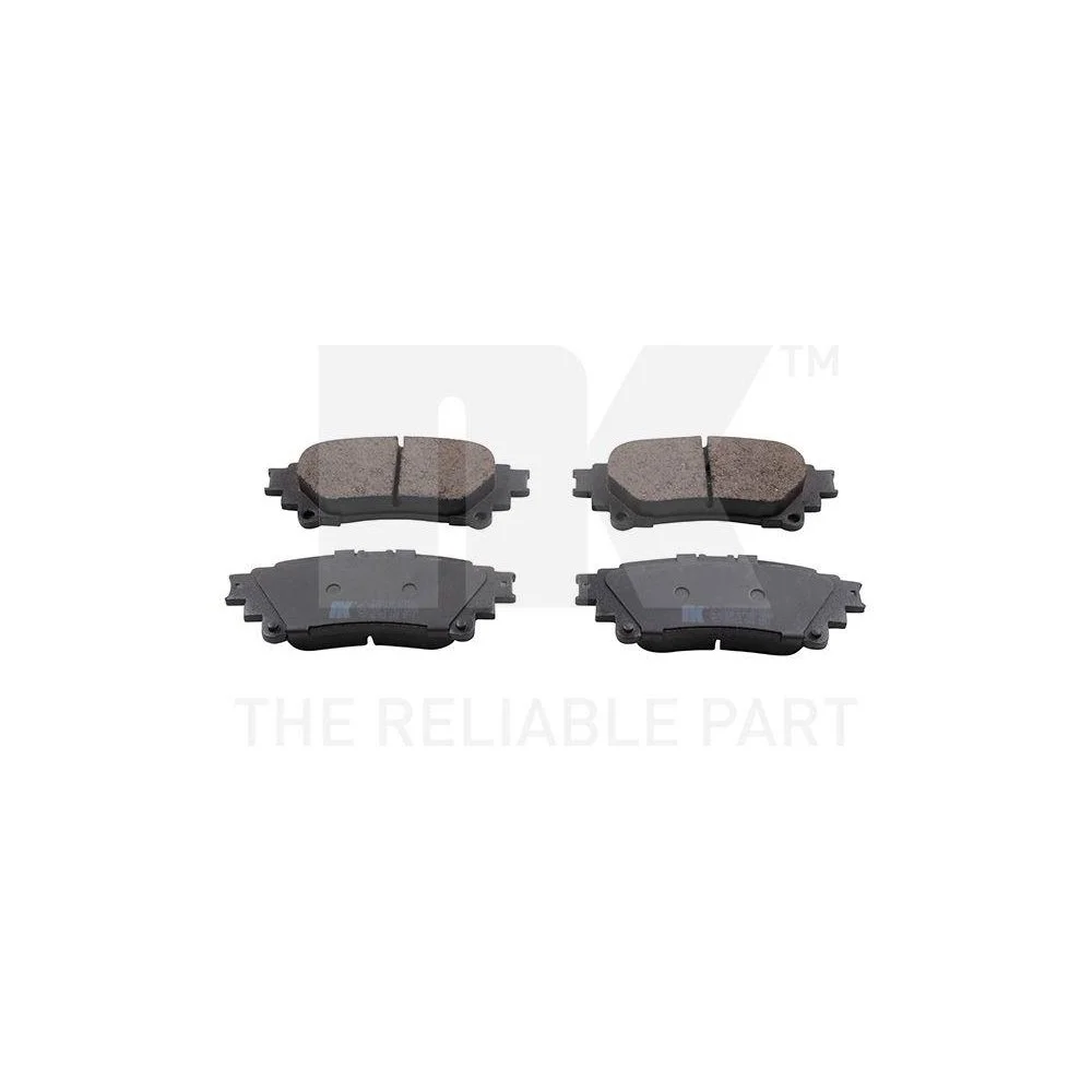 Комплект гальмівних колодок NK 2245110 для TOYOTA LEXUS задня вісь, фото №1