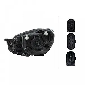 Фара головного света HELLA 1EL 012 644-021 для VW правая synthetic.ua - Фото 1