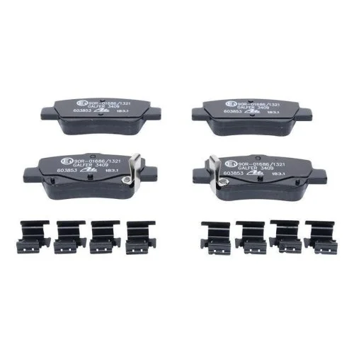 Комплект гальмівних колодок, дискове гальмо ATE 13.0460-3853.2 для TOYOTA задня вісь, фото №2