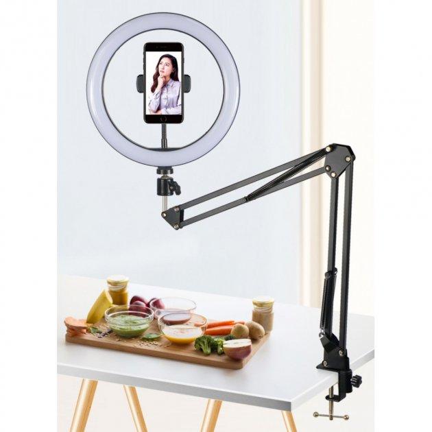 Настольная кольцевая Led лампа 30см селфи, фото №1