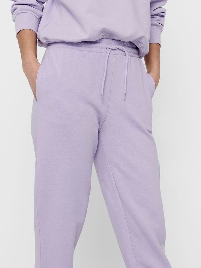 Штани ONLWANTED SWEATPANTS SWT 15235576 Pastel Lilac ONLY Бузковий M, фото №4