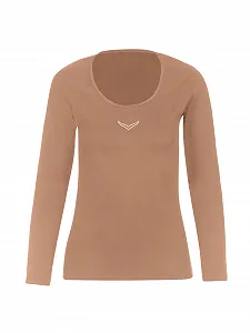 Лонгслів Trigema Жіночий з кристалами - Фото 1