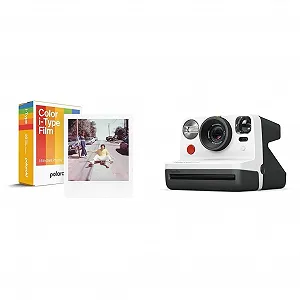 Фотокамера мгновенной печати Polaroid Now Gen 2 Black & White + 16 фотопленок i-Type - Фото 1