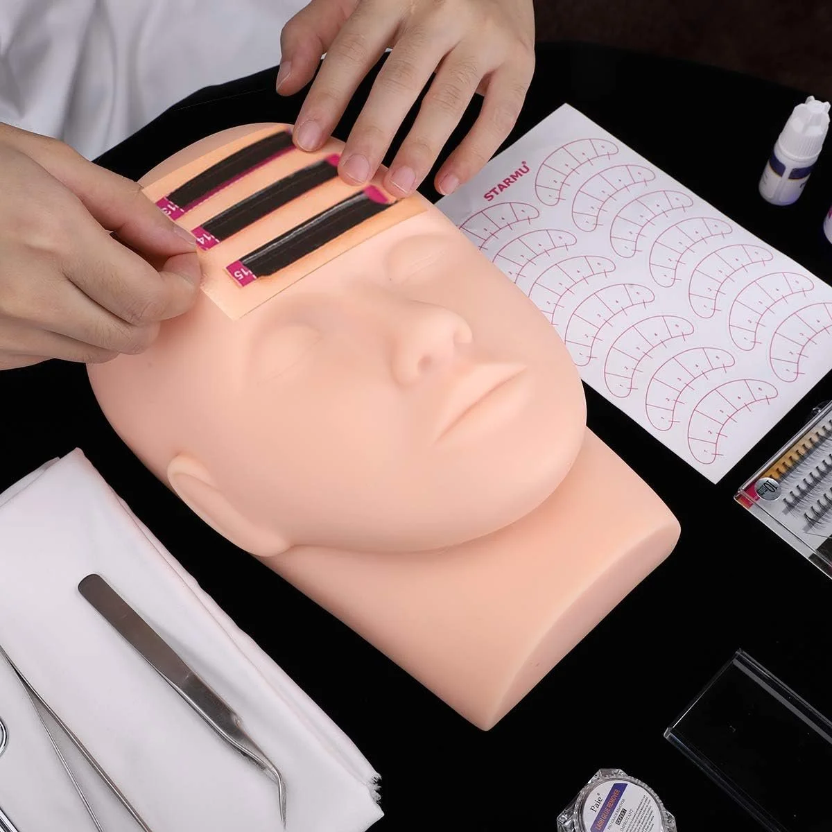 Набір для нарощування вій / Навчальний / 21 шт, фото №8