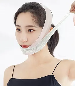 Пов'язка для обличчя проти хропіння, тримає рот закритим, ремінець для підборіддя проти хропіння, для сну, для жінок та чоловіків - Фото 1