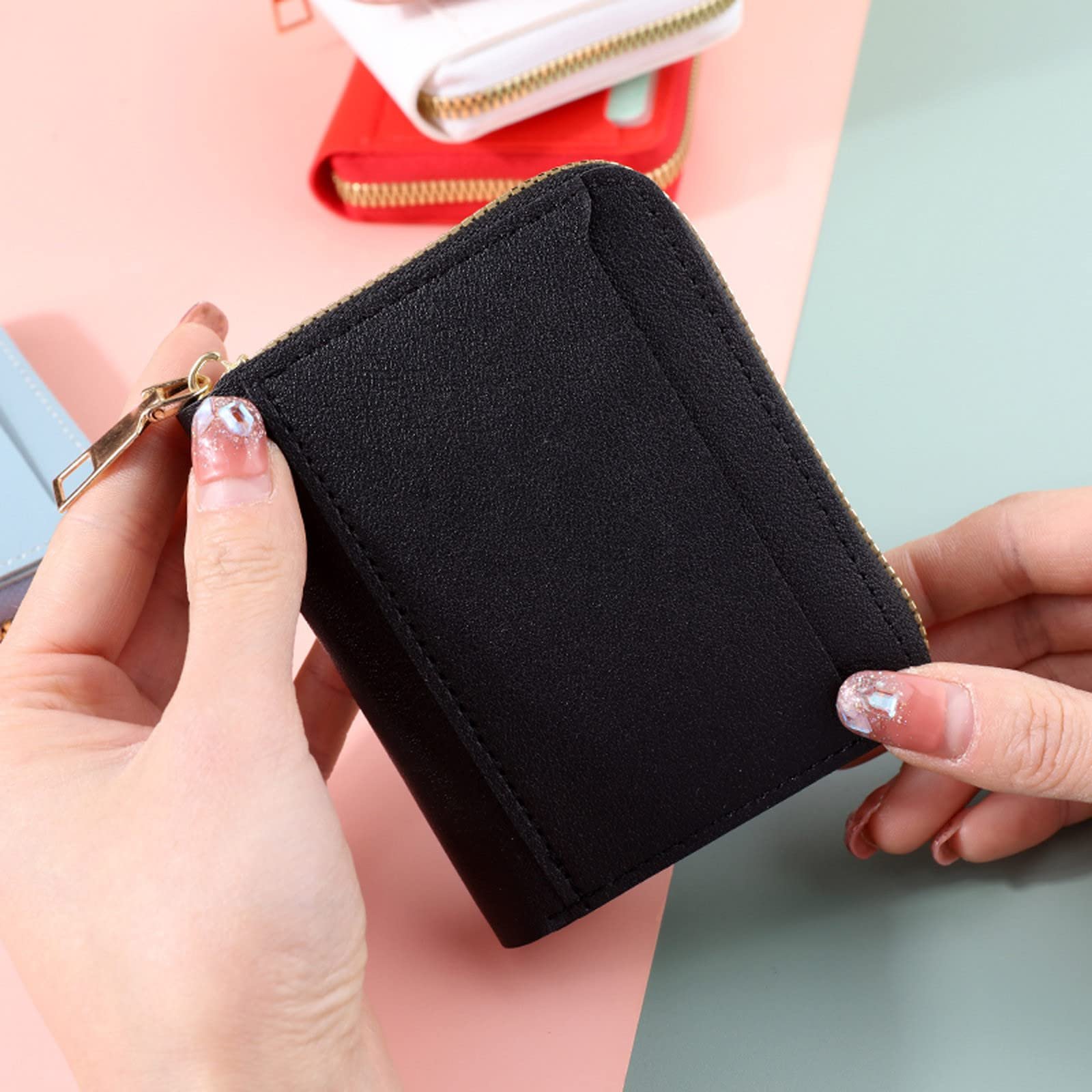 Кошелек Guess Женский Маленький Кожаный с Отделением для Монет на Молнии с RFID-блокировкой Большой, фото №2