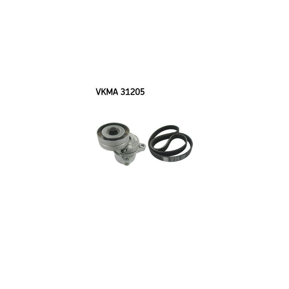 Комплект поліклинового ременя SKF VKMA 31205 для AUDI BMW HONDA MG MITSUBISHI ROVER SEAT, фото №1 Комплект поліклинового ременя SKF VKMA 31205 для AUDI BMW HONDA MG MITSUBISHI ROVER SEAT, фото №1