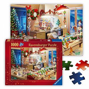 Пазл Ravensburger 12000718 Happy Mischief 1000 елементів Різдвяний - Фото 1