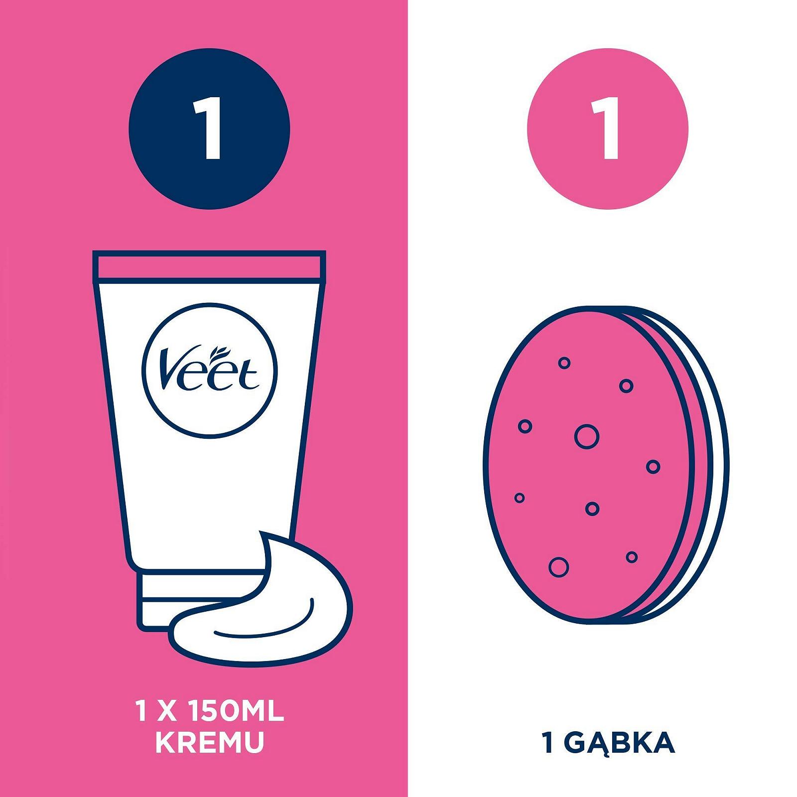 Крем для депиляции Veet In-Shower для сухой кожи 135 мл, фото №4