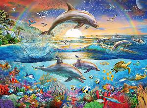Пазл Ravensburger Le Paradis des Dauphins 12895 300 деталей XXL Разноцветный - Фото 1