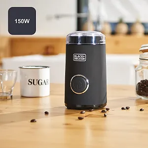 Кавомолка Black+Decker BXCG150E 150 мм Пластик Чорний ціна на synthetic.ua - Фото 1 Кавомолка Black+Decker BXCG150E 150 мм Пластик Чорний synthetic.ua - Фото 1