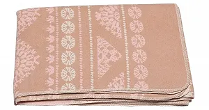 Одеяло David Fussenegger Silvretta Вязаный узор 140 x 200 см Светло-коричневый - Фото 1