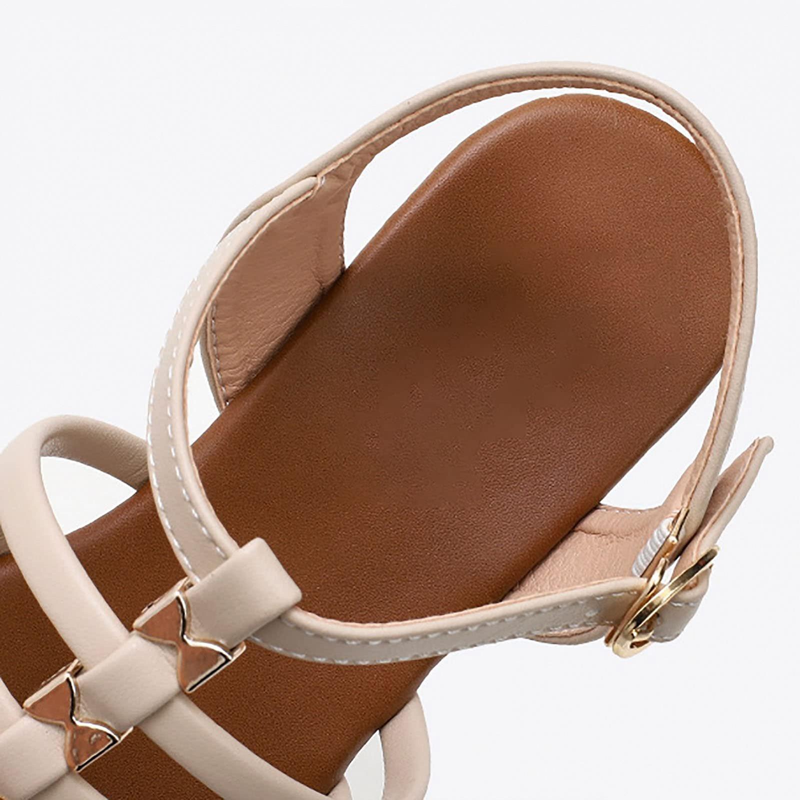 Женские летние сандалии на ремешках., фото №4